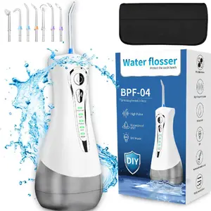 Dental Oral Irrigator Retoo 4 Modes 7 Tips Wireless 300 ml