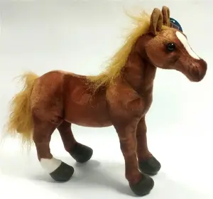 Plush Horse Toy Dubi 35 cm — Koń krwi angielskiej model, soft toy