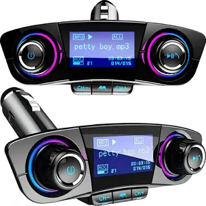 FM raidītājs Retoo Bluetooth 5.0 USB daudzfunkcionāls auto adapteris 8‑1
