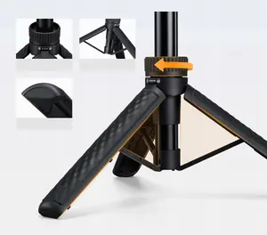 Selfie stick K&F Kf09.180s1 — telescopic phone holder up to 65 cm with 360° rotating head