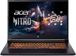 Laptop Acer Nitro V 17 AI ANV17-41 — Ryzen 5 240, 16 GB RAM, 512 GB SSD, Windows 11, NVIDIA RTX 5060, 144 Hz display