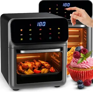 Gaisa cepeškrāsns Retoo ER762 1350 W 12 l — gatavošana bez eļļas, digitālā vadība