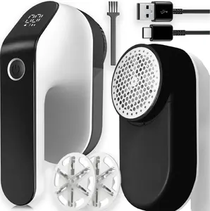 Машинка для одежды Retoo (5W) с LED-дисплеем и USB-C — электрический удалитель катышков для одежды