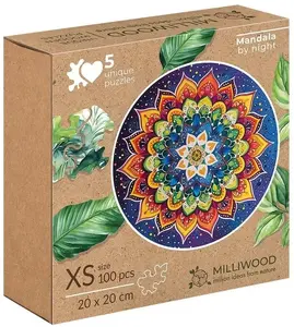 Night Mandala wall art Alexander Milliwood Peace_Harmony 50660 — decorative wooden mandala (ZA6078)