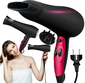 Фен Retoo UR168 2000 Вт 4-в-1 с холодным поддувом и 3 скоростями сушки