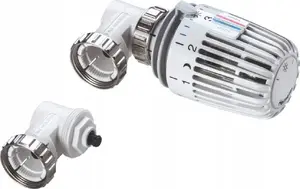 Thermostatic Radiator Head PEDEA 7300-00.500 WK with built-in sensor and 2 saving clips