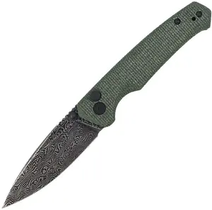 Складной нож CEDRUS CIVIVI Altus C20076-DS1 — рукоять Green G10, клинок Black Damascus