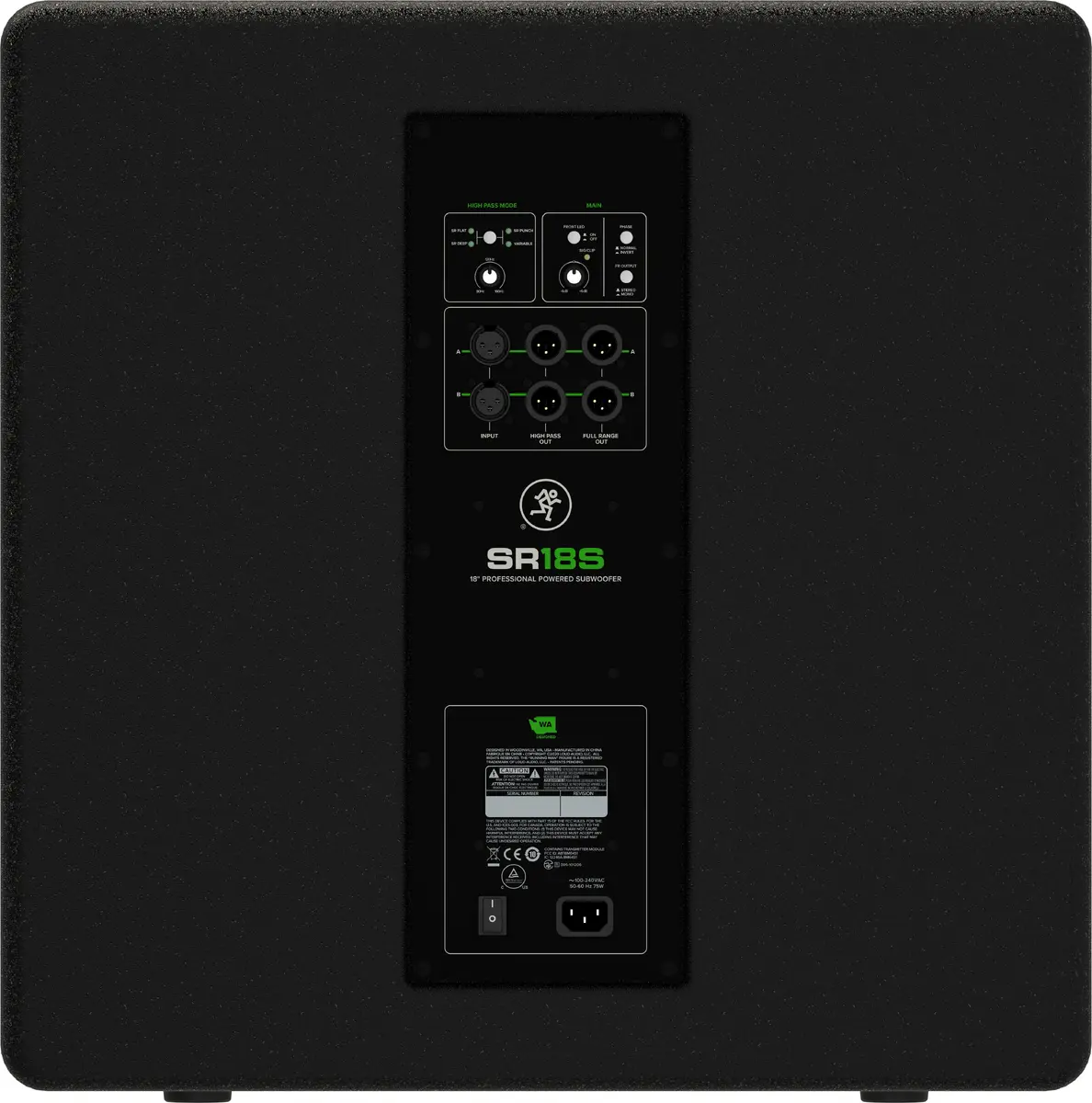 Mackie SR18S Subvūfers 1600 W Photo 3
