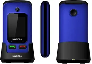 Mobile phone socket mobile Mobiola MB610 GSM phone for seniors with charging dock