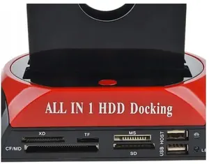 Док-станция Retoo для SATA‑дисков и картридер USB 3.0 — поддержка 2.5" и 3.5" SATA