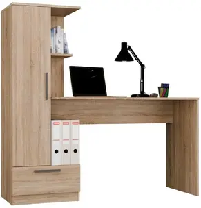 Desk set Maridex COSMO with desk and shelf in Sonoma Oak finish