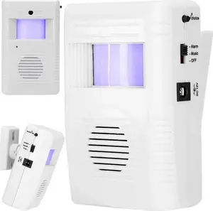 Wireless Motion Sensor Alarm with Siren Retoo E340
