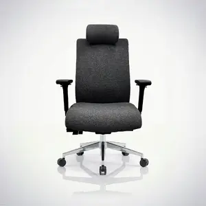 Biroja krēsls Jan Nowak VECTOR ergonomisks, tumši pelēks, rotējošs