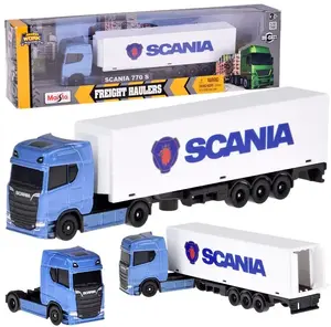 Toy Metal Tractor Truck Joko SCANIA 770S with Trailer ZA5965 licensed model, metal construction for play and display
