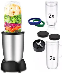 Retoo blender kielichowy E606 600 W, 2 kubki 470 ml, wielofunkcyjny