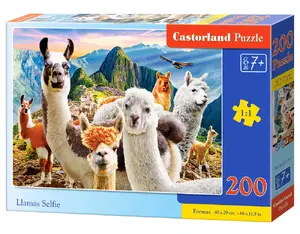 Castorland B-222193 Jigsaw Puzzle 200 Pieces Animals Llama