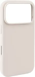 Protective silicone case Pomologic CoverCase for iPhone 17 Pro compatible with MagSafe — ivory