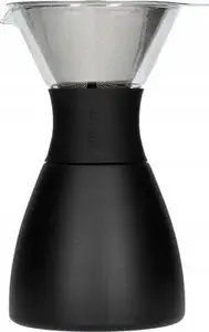 Insulated Pour-Over Coffee Maker asobu PO300 (Black) — pour-over brewer with thermal carafe