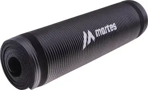Коврик для йоги Martes 183x61x0,1 см — черный, противоскользящая поверхность для упражнений