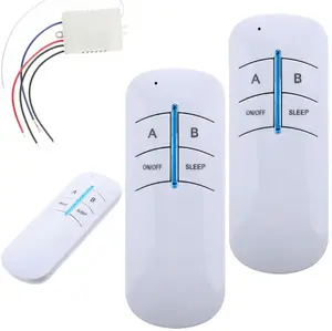 Wireless Light Switch with Remote Control, Retoo E569 — 2-piece set