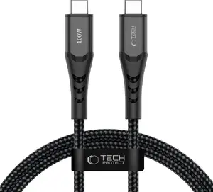 ADAPTEC TECH-PROTECT UB11T кабель USB-C — Power Delivery 100W, QC3.0, 100 см, чёрный
