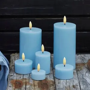 Sirius Sille Ø7.5×10 cm blue Skye ceramic vase, model 80312