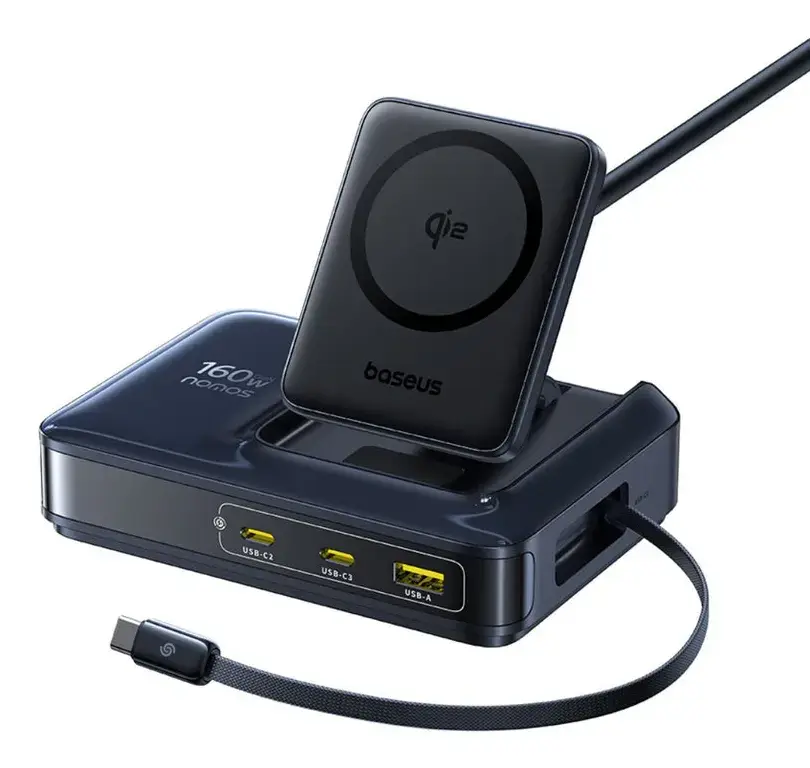 Baseus Nomos NH21 5-in-1 Charging Station 160W Photo 2