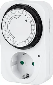 Timer programmer KEMOT URZ2001-5 analog TS-WF1 (German sockets) green