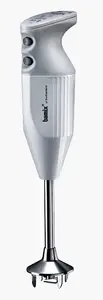 Immersion Blender Bamix Mono BXM200MONO — 200 W, 13–18k RPM, Light Grey/White, 1.8 m Cord