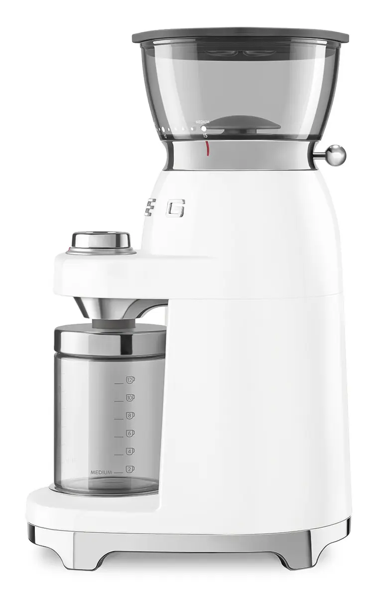 Кофемолка Smeg CGF03WHEU белая Photo 2