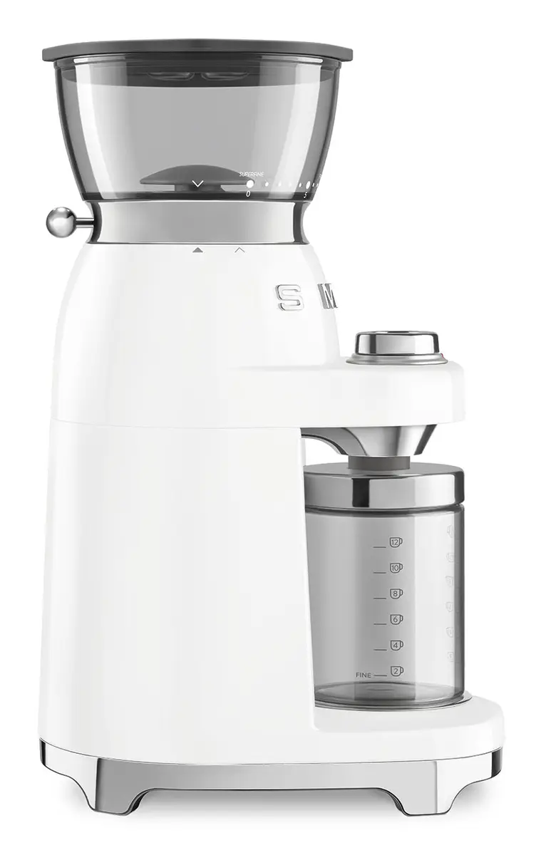 Кофемолка Smeg CGF03WHEU белая Photo 3