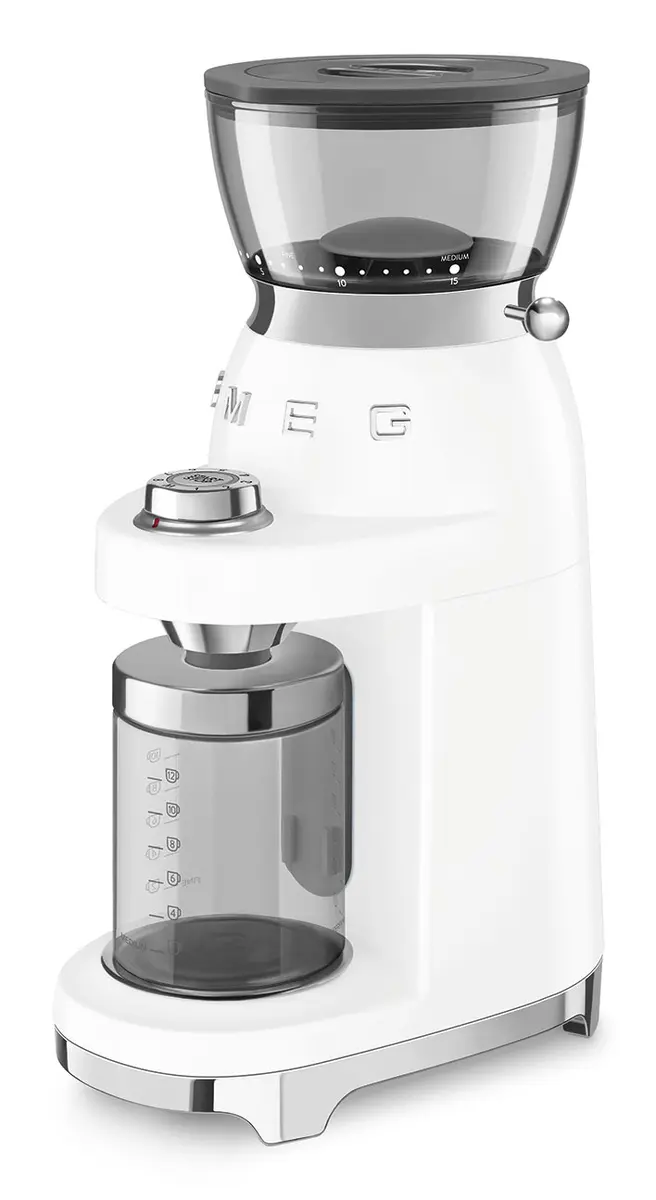 Кофемолка Smeg CGF03WHEU белая Photo 4