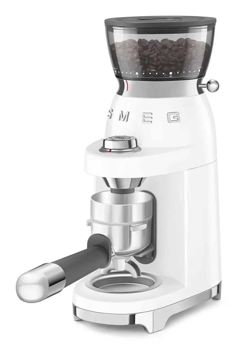 Кофемолка Smeg CGF03WHEU белая Photo 6