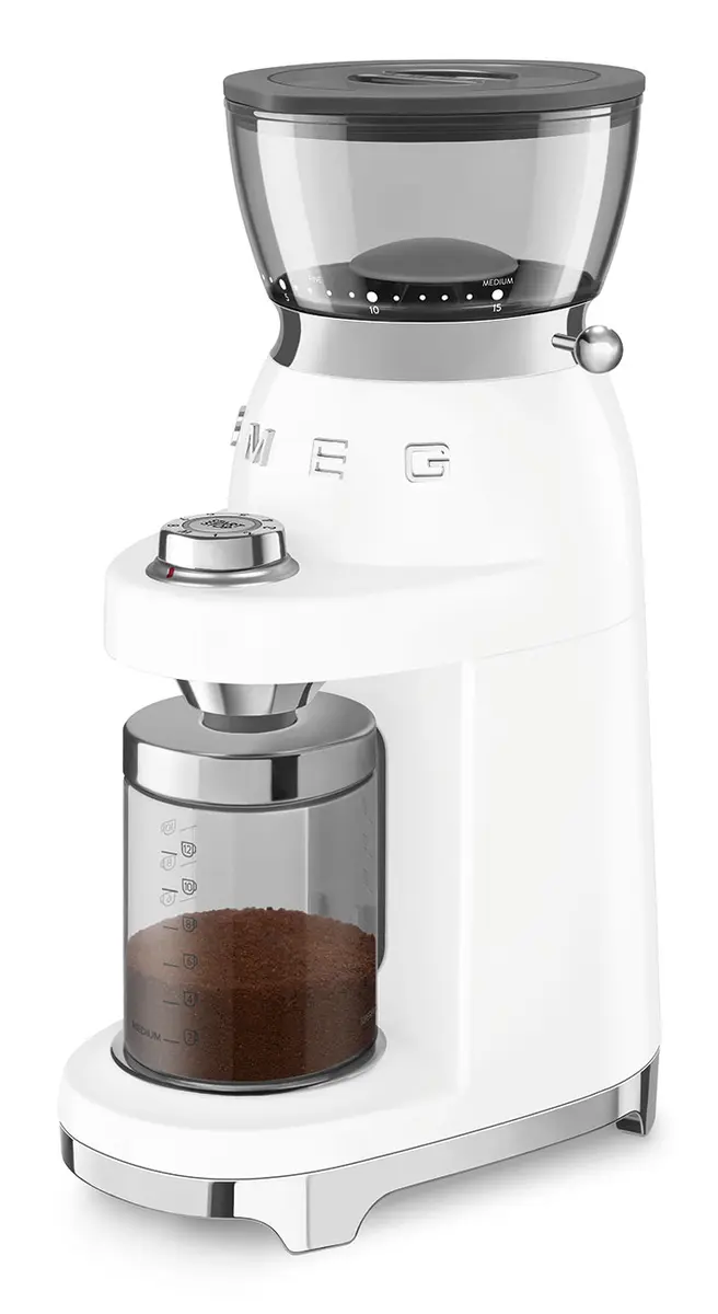 Кофемолка Smeg CGF03WHEU белая Photo 8