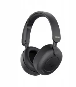 Pāri pāri Bluetooth austiņas HAVIT H655BT PRO — bezvadu audio, ar mikrofonu, melnas