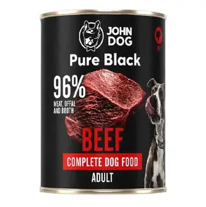 Wet Dog Food john dog JOHN DOG Pure Black Beef - Beef Formula, 400 g