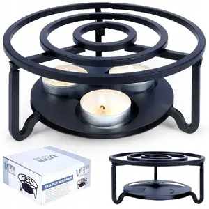 Tea Warmer / Tealight Candle Holder Vilde 229073 — Metal 3-tealight Insert for Teapot or Mug