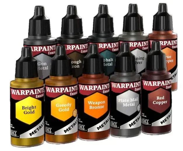 Army Painter Warpaints Fanatic Metallics — набор 10 акриловых красок Photo 2