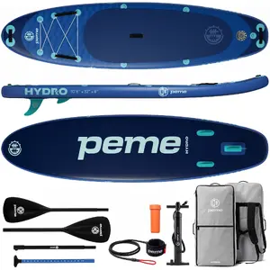 Inflatable Stand-Up Paddleboard Peme Hydro SUP 320x81x15 — 320x81x15 cm, 15 cm Thickness, Deep Water