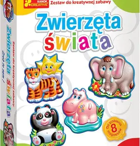Educational Poster RANOK Zwierzęta świata 15100041 — animal names and illustrations