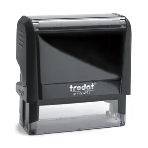 Self-inking Text Stamp Trodat 47587 (Printy 4915) — Imprint 24 x 69 mm, Black Ink