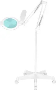 Lampa-lupa Activeshop LAMPA LUPA LED GLOW MOONLIGHT 8012/5" balta ar statīvu
