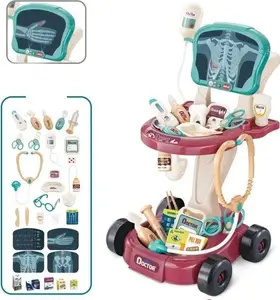 Medical Playset on Trolley LEANToys - children's doctor kit with accessories