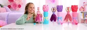 Fashion Doll Barbie Petal Pop by MATTEL with Scented Reveal Accessories — Bunny & Jewelry, For Ages 3+