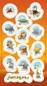 Sticker set RANOK Ranok Naklejki Zwierzaki — animal-themed decorative stickers (MPN 291927)