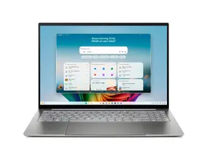 Ноутбук Acer Swift 16 AI SF16-71T-73YS, 16" 2880x1800 сенсорный экран, Intel Core Ultra 7 158H, 32 ГБ ОЗУ, 1 ТБ SSD, Windows 11 Home, серый