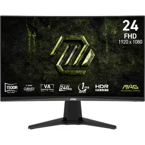 MSI MAG 245C X24 Computer Monitor Full HD LCD Black 1920 x 1080 pixels 23.6 inches