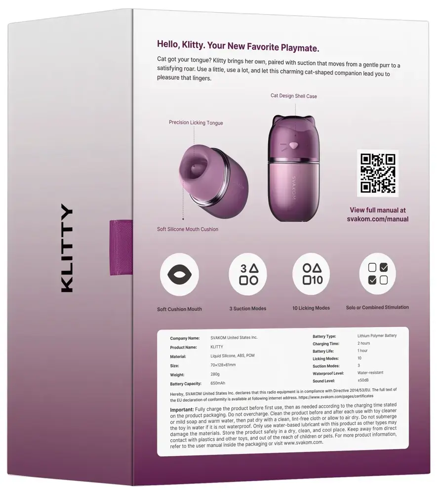 Svakom Klitty Dusty Lavender lay‑on vibrators Photo 20