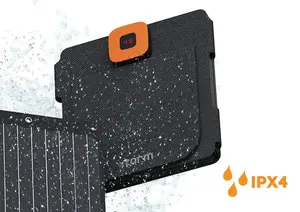 Splash-resistant design and clear LCD readout