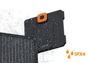 Splash-resistant design and clear LCD readout